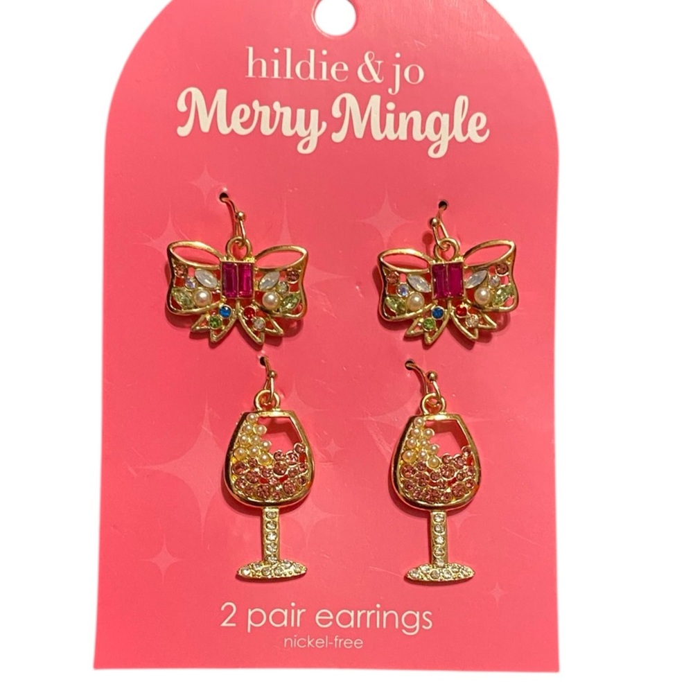 Festive Earrings (2pr) NWT!